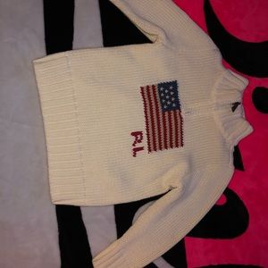 Rl mock neck sweater